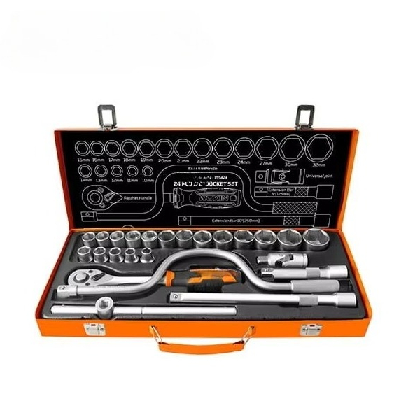 Набор инструментов: 24 предмет – обзор и цена Socket Wrench